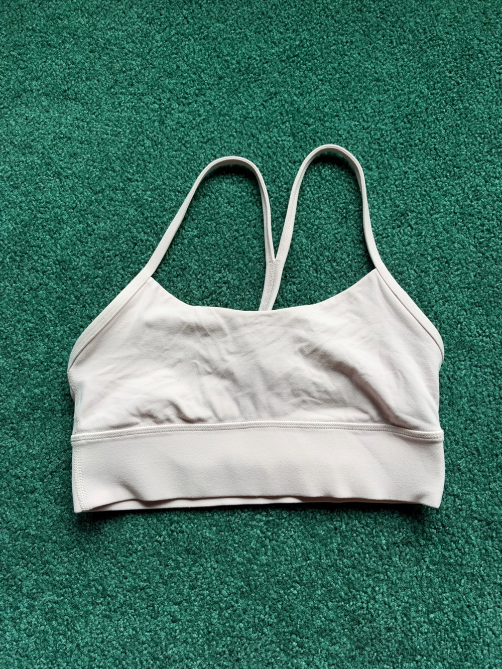 Lululemon Light Pink Flow Y Bra